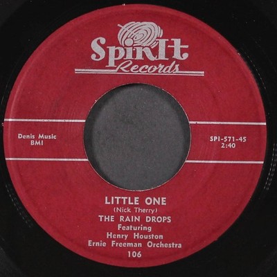 RAIN DROPS: rockin' on the farm / little one SPIN IT 7'' Single 45 RPM