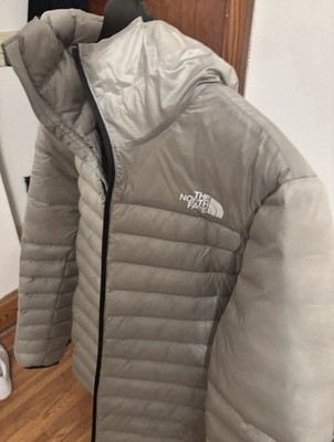 The North Face Terra Peak Puffer Jacket Men Small Gray Casual Zip Outerwear