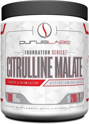 Purus Labs L-Citrulline Malate Powder - Strength & Volumization - 100 Servings