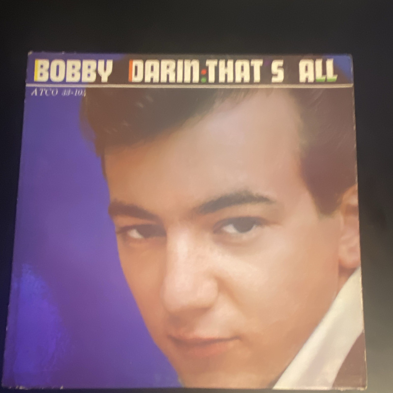 Early Pressing Bobby Darin That's All ATCO Records Rare   Vinyl 1958