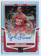 2024-25 John Lucas Panini Donruss Signature Series Auto #SS-JLR Rockets