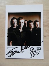 Paradise lost "Nick Holmes" autographs signed 13x18 cm picture