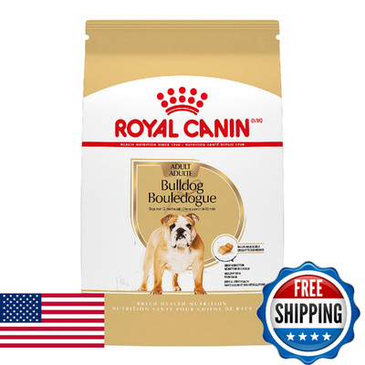 Royal Canin Breed Health Nutrition Bulldog Adult Dry Dog Food, 17 lb Bag
