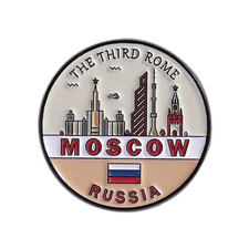 Moscow The Third Rome Russia Pin Badge