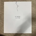 BTS GROUP [ WINGS Concept Book, Photobook + Poster (2ea) + outer box ] Good/Gift