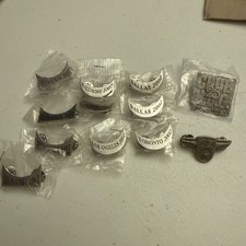 Lot Of 12 Harley Davidson Pins AS IS