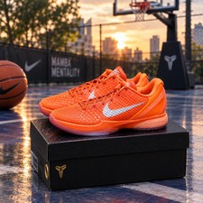 NEW Men's Kobe 6 Protro Total Orange IH1871-800 Size US 7-12