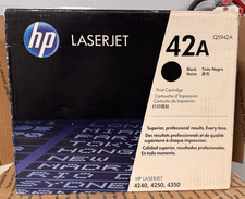 HP LaserJet 42A Black Original LaserJet Toner Cartridge Q5942A  NEW/SEALED 