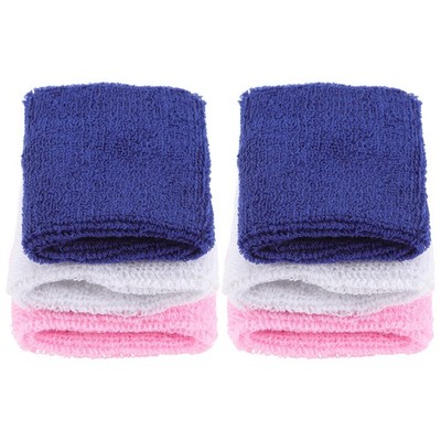 6 Pcs Sportarmbänder Schweißband Fürs Handgelenk Schweißbänder Damen