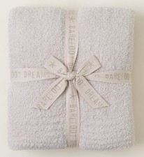 Barefoot Dreams CozyChic Throw, Stone 54" x 72" New 