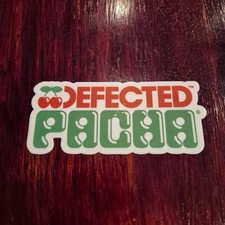 DEFECTED 2025 . STICKER @ PACHA IBIZA - IBIZA CLUB POSTERS - DJ HOUSE MUSIC