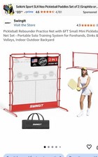 Portable Pickleball Rebounder Net Set for Solo Training - 6FT Mini Net