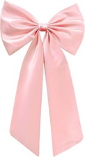 Large Pink Bow for Decorations Big Pink Ribbon Bows Banner D cor Large Bow Wa...