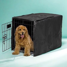 Jaula cubierta jaula para perro lavable impermeable reversible con cremallera universal luz para cachorro