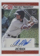 2021 Leaf Pro Set Metal 1990 Base Auto Red Mojo Joe Mack #PS0-JM1 Auto 0w7