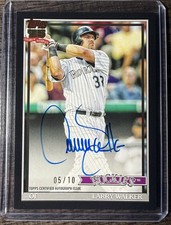 2026 Topps Series 1 - 1991 Topps Baseball Autographs Larry Walker Black /10 