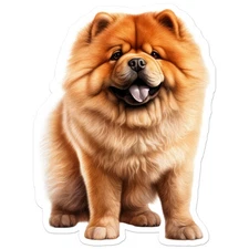 Chow Chow Dog - Vinyl Decal Sticker - Car Window Laptop - ebn12153