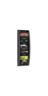 PAPERFLOW Prospekthalter Quickfit 22,7 x 65 x 9,5 cm (B x H x T) DIN A5 Polys...