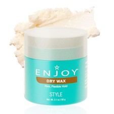 Dry Wax 2.1 oz - Non-Greasy, Pliable Hair Wax