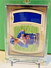 Michael Conforto 2021 Topps Definitive Relic Patch  32/50 DJR-MC Game Used Mets