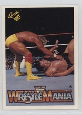 1990 Classic WWF The History of Wrestlemania Hulk Hogan Andre the Giant #27 0w6