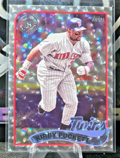 2024 Topps Series 2 Silver Crackle Foil 1989 Topps Kirby Puckett #89B2-26 Twins