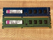 Gently Used Kingston 2GB PC3-10600U 9-10-A0 DDR3 Desktop Ram Kit