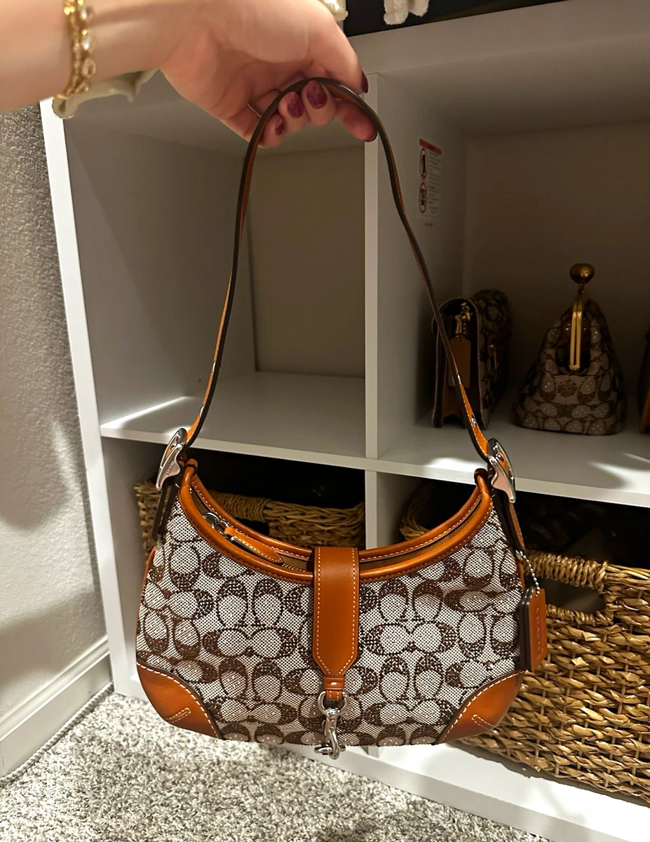 Coach Brown Signature Hobo Bag for sale | eBay Coach Brown Signature Hobo Bag for sale | eBay