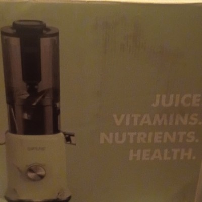 SIFENE Whole Slow Juicer, Whole Fruit Electric 120V Gray Slow Juicer