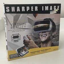 Sharper Image Virtual Reality VR Headset With Controller