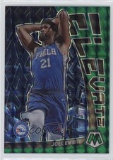 2022-23 Panini Mosaic Elevate Green Mosaic Prizm Joel Embiid #12 1u6