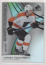 2019 Upper Deck SP Game Used Authentic Rookies Rainbow /297 Carsen Twarynski 9jn
