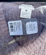 Softies Women  s Waffle Marshmallow V-Neck Luxe Lounge Set, Size Large Driftwood