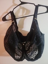 NWOT Freya Sz 38L Black Underwire Side Support Women's Lace Bra