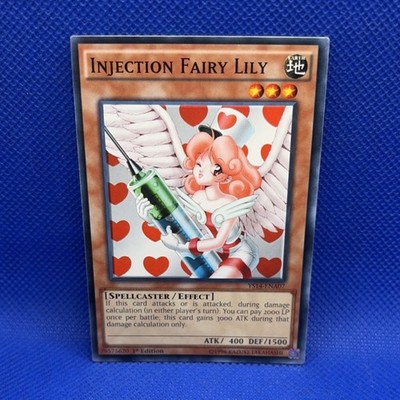 Konami Injection Fairy Lily YS14-ENA07 1st Edition Spellcaster 400/1500 Yu-Gi-O 