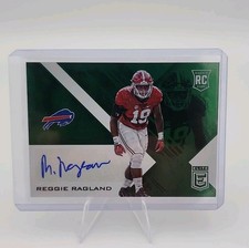 2016 Donruss Elite - Elite Rookie Autographs Reggie Ragland #ERA-RR Green...