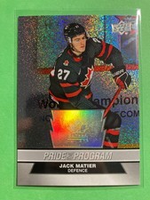 2023-24 Upper Deck Team Canada Juniors Patterned Foilboard #77 Jack Matier POP
