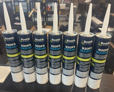 LOT OF 7 ~~ Bostik 920FS Urethane (10.3 oz.) Fast Set Marine Sealant/Adhesive