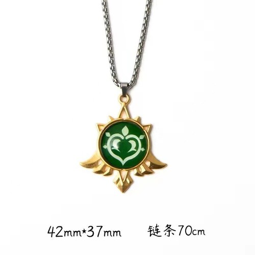 Hot Genshin Impact Pendant Necklace Game Accessories Men's and Women's Alloy Pen - Bild 15 von 31