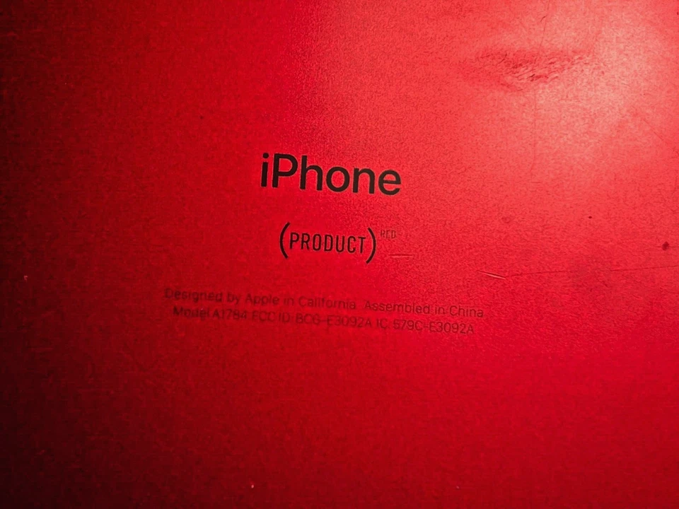 Apple iPhone Model A1784 Color Red - Image 4 of 4