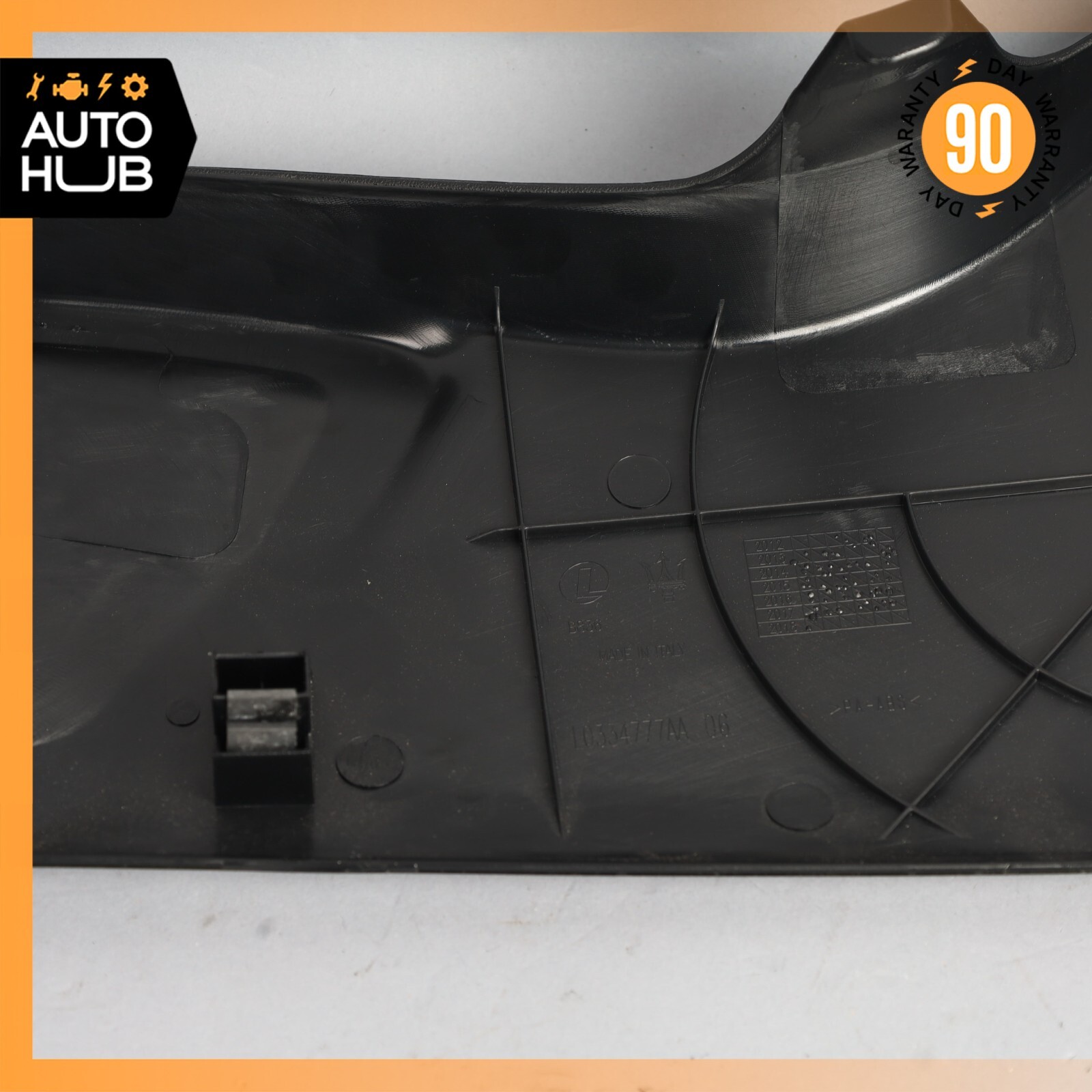 14-22 Maserati Ghibli M157 Front Right Side Seat Switch Cover Trim Black OEM 41k