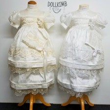 Mameluco para bautizo, NIÑA MARFIL. Ropones de niña para bautizo, Blanco o beich