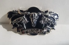 Texas Bull Belt Buckle