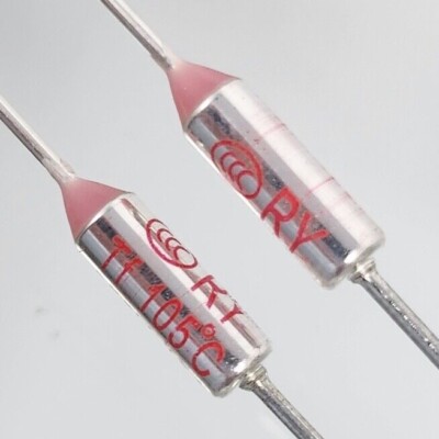 2x Thermosicherung Sicherung Temperaturabschaltung Hitzeabschalter 60 bis 300°C