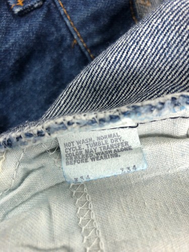 LEVI'S 509 Jeans SF207 Straight Leg ORANGE TAB USA VTG Leather Tag Men's 34 X 34 - Picture 10 of 10
