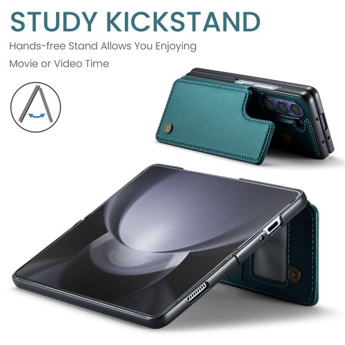For Samsung Galaxy Z Fold 5 4 3 Case Leather Card Slot Wallet Buckle Flip Cover - Picture 30 of 37