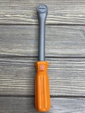 HIT Bob The Builder Plastic Orange Gray Ratchet Socket Wrench Pretend Play Tool