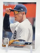 2018 Topps x New Era MIGUEL CABRERA Promo Card Photo Variation SP #17