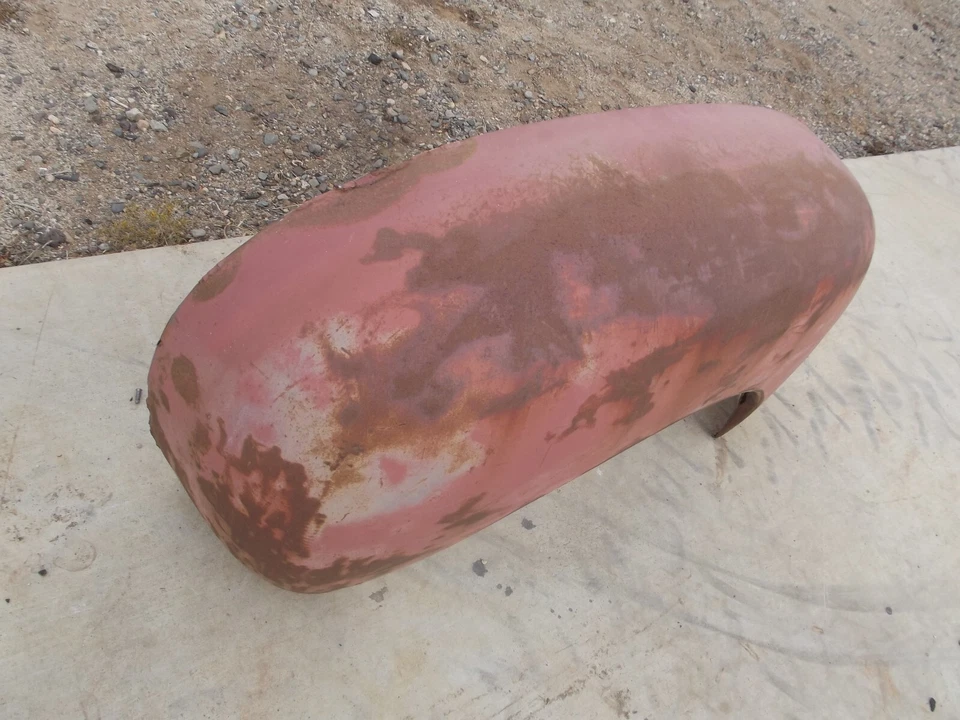 STUDEBAKER M5 TRUCK 1946 1947 1948  REAR DRIVER SIDE  FENDER ORIGINAL STEEL - Image 3 of 4