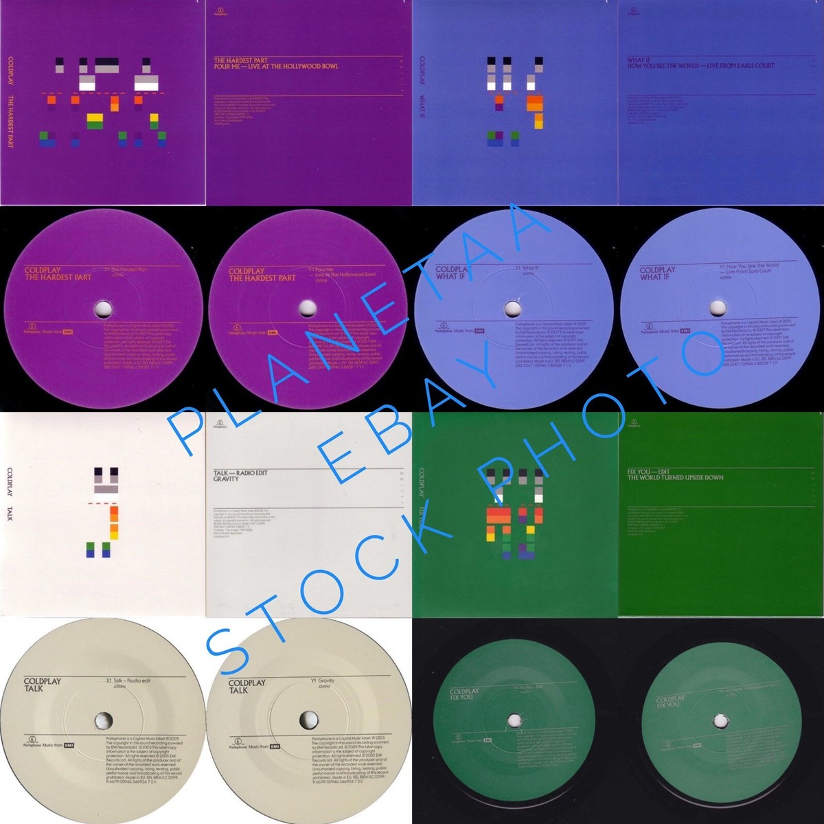 Coldplay The Singles 1996-2006 Limited Edition (14) 7” Vinyl BOX